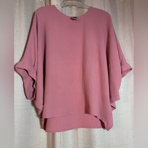 Ivy Jane Mauve Blouse with Wide Sleeves